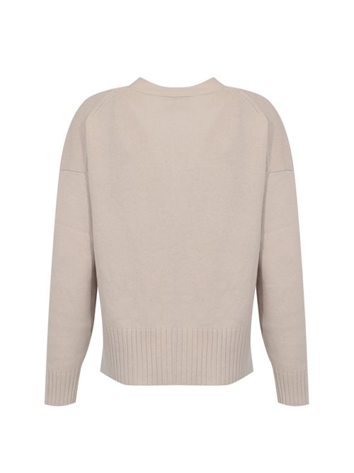 Cardigan Contemporary in misto lana e cashmere Stucco Alpha studio | AD-4263E2017